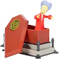 Los Simpsons Figura Mr Burns Drácula 12 cm - Miniatura 4