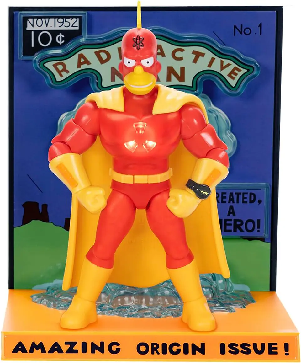 Los Simpsons Figura Hombre Radioactivo 12 cm  2