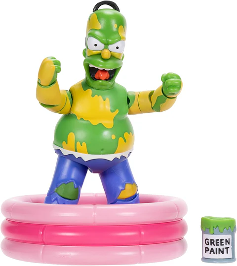 Los Simpsons Figura Furia Homero Verde 12 cm