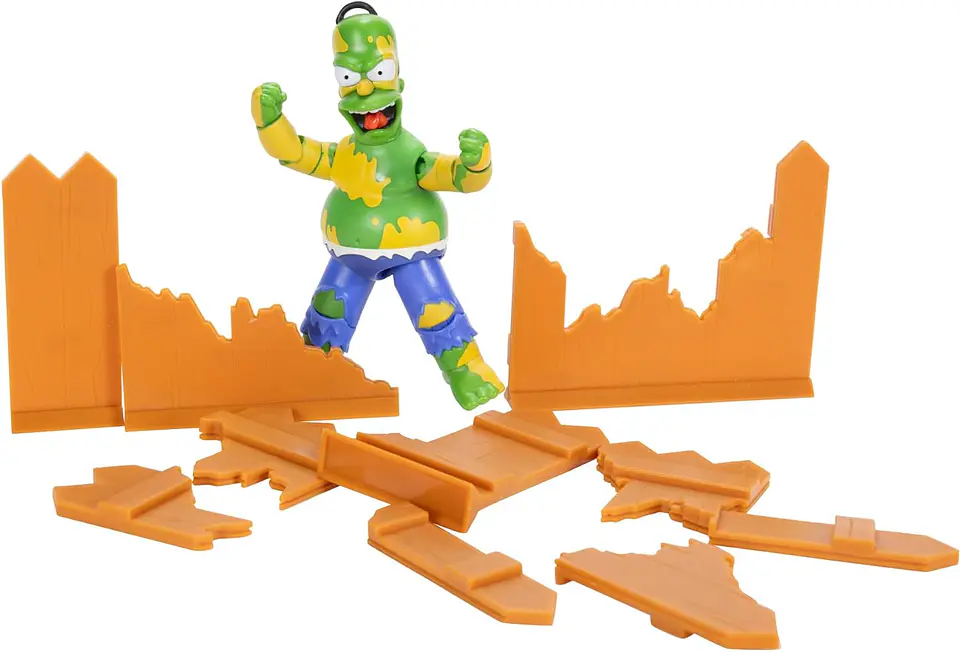 Los Simpsons Figura Furia Homero Verde 12 cm 3