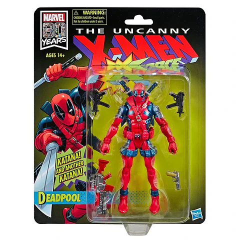 Figura Fan Marvel 80th Anniversary Legends Series Deadpool
