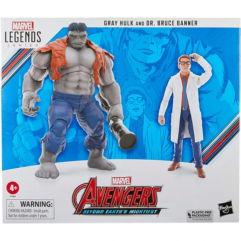  Marvel Legends Series Hulk Gris y Dr. Brice Banner 