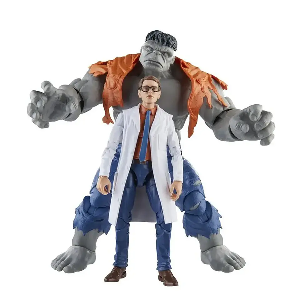  Marvel Legends Series Hulk Gris y Dr. Brice Banner  2
