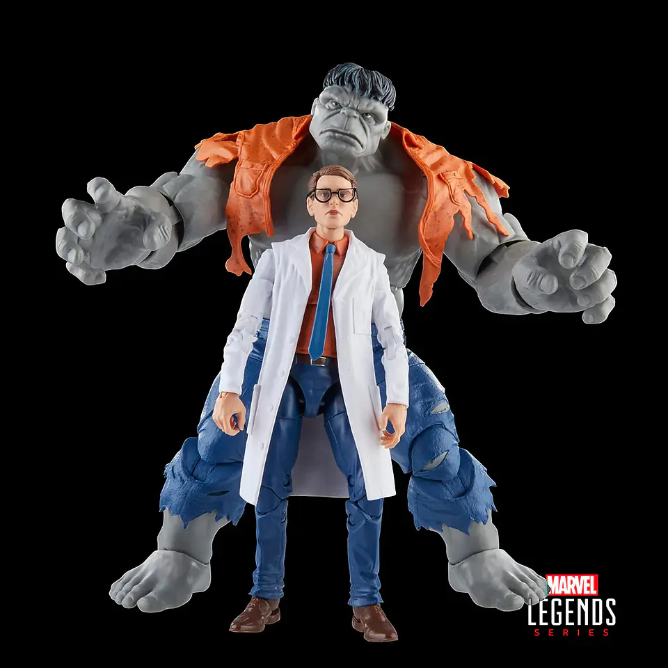  Marvel Legends Series Hulk Gris y Dr. Brice Banner  4