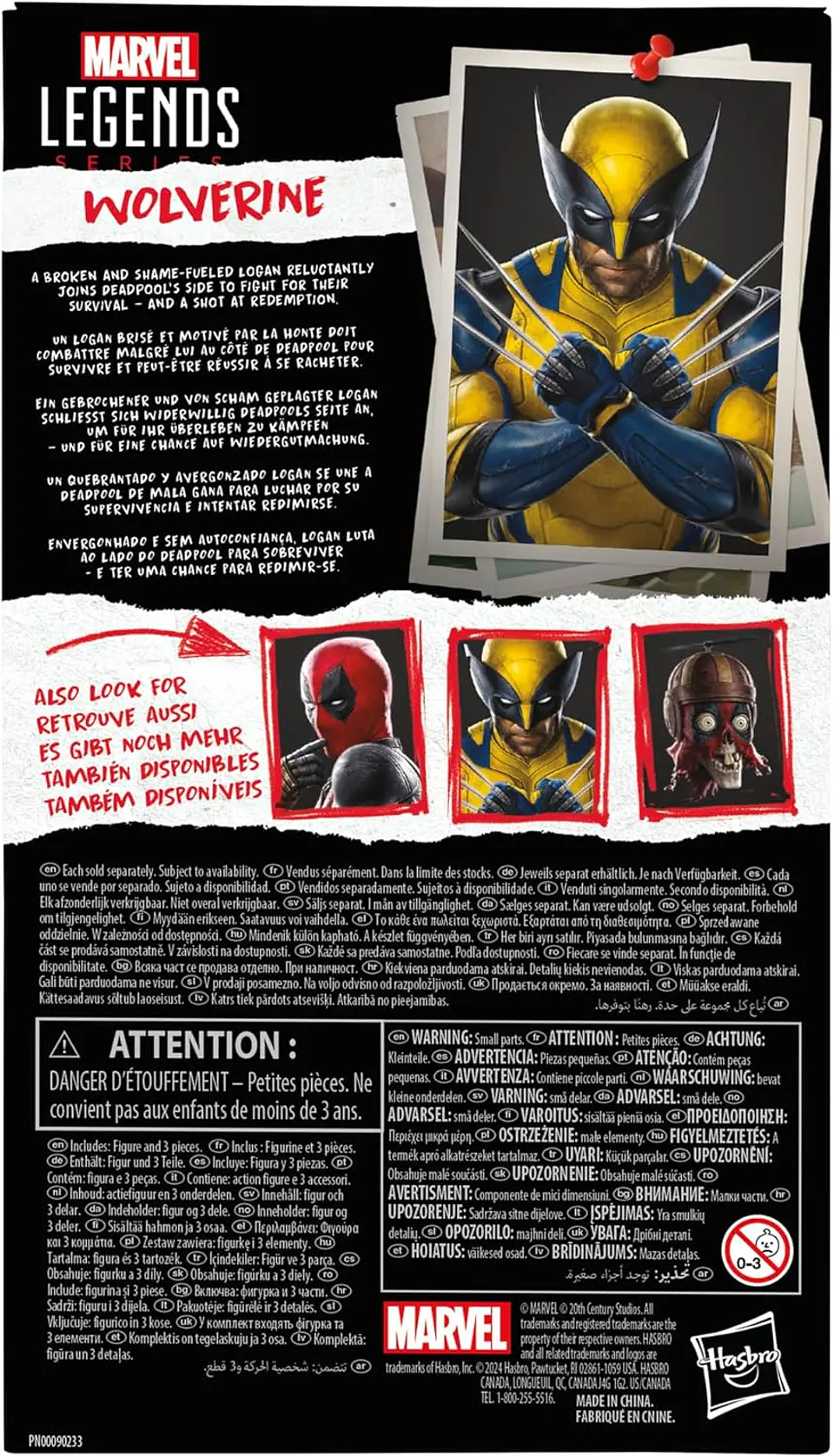 Marvel Legends Deadpool & Wolverine - Figura Wolverine Movie 2024 3