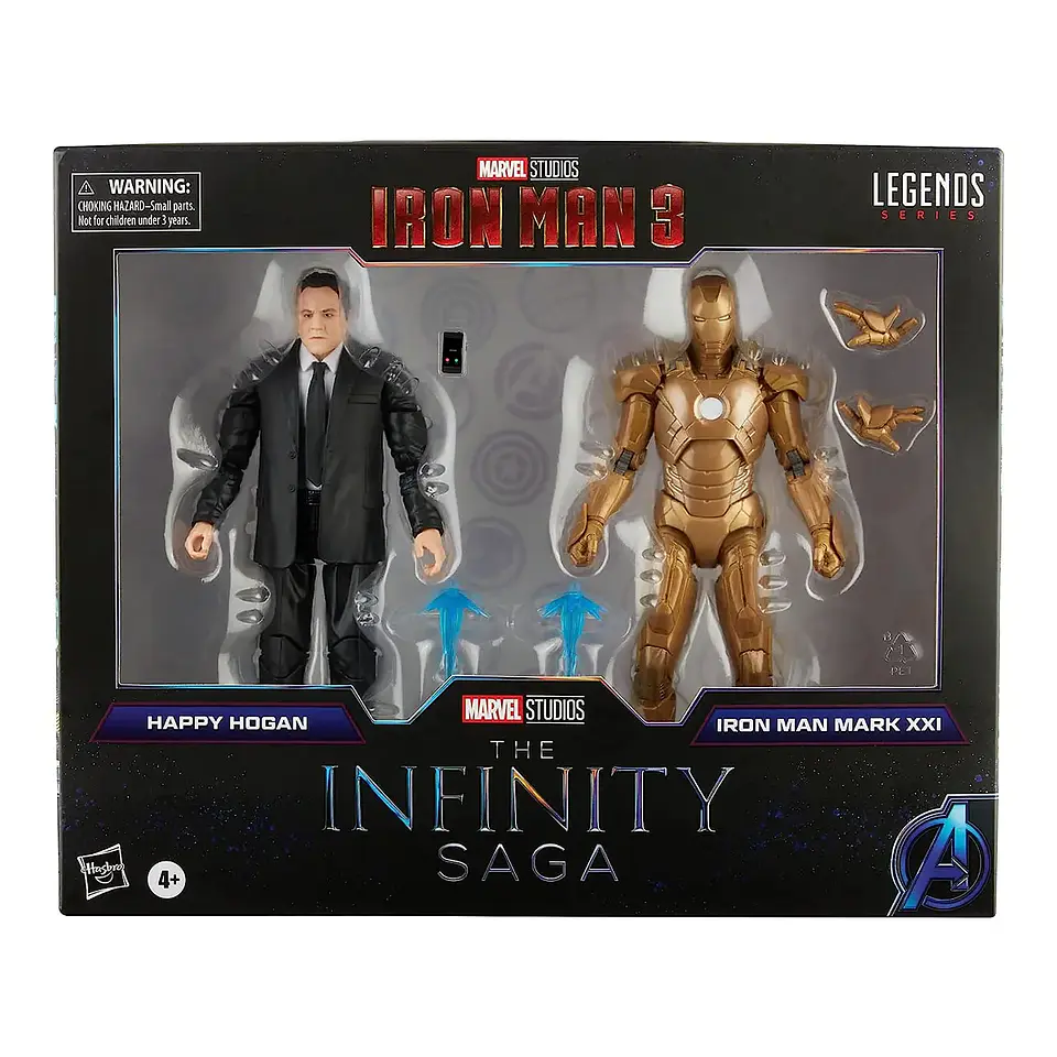 Marvel Fan Happy Hogan y Iron Man Mark 21 1