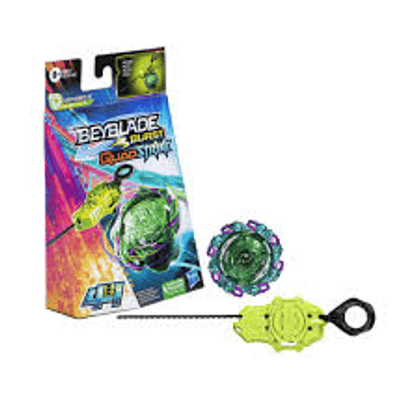 Beyblade Burst Quadstrike Kit Inicial Con Top Chain Kerbeus K8