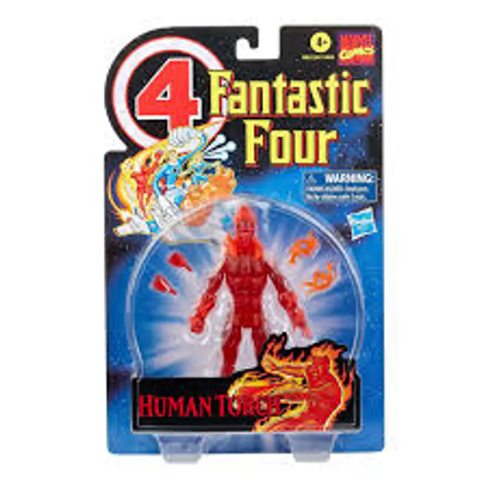 Marvel 4 Fantásticos Figura Antorcha humana  1
