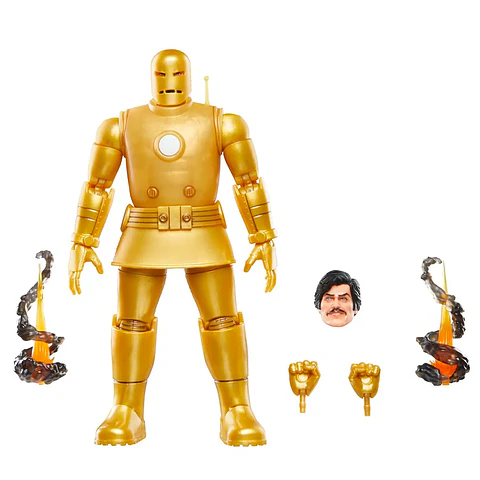 Marvel's Iron Man Model 01 Gold  , Marvel Legends - "Iron Man Retro Collection"