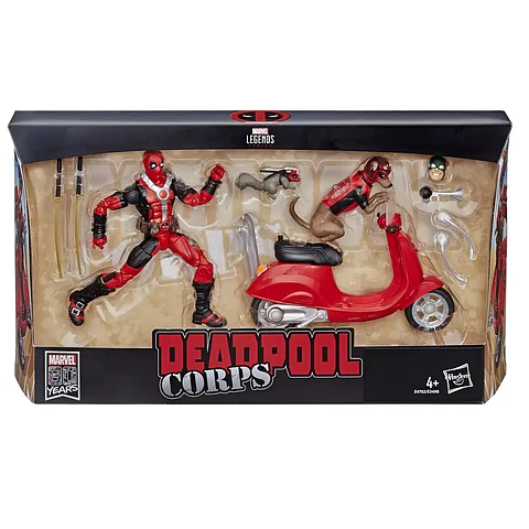 Marvel Legends Series - Figura Deadpool con Scooter