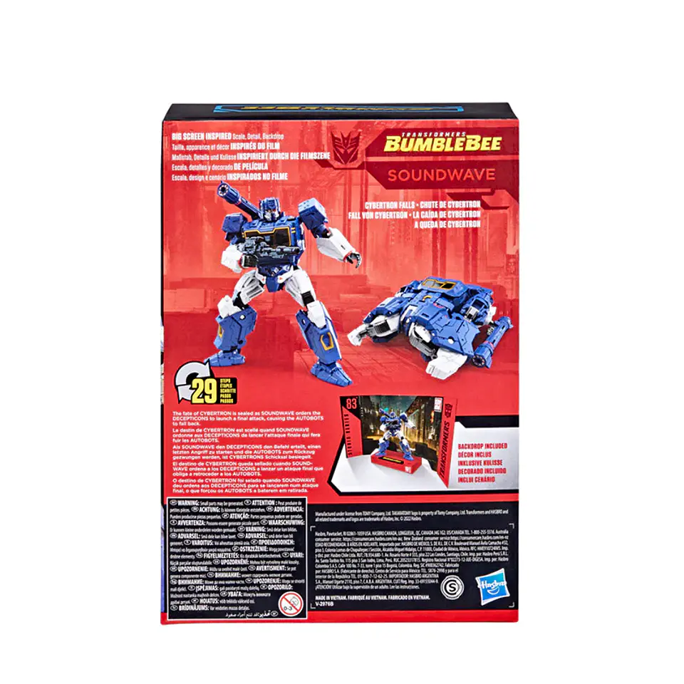 Transformers Soundwave model Studio Voyager TF6 5