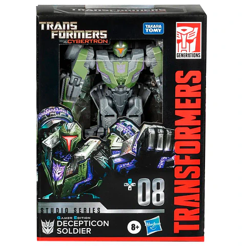 Transformers Studio Series Gamer Edition 08 Decepticon Soldier  Clase De Lujo