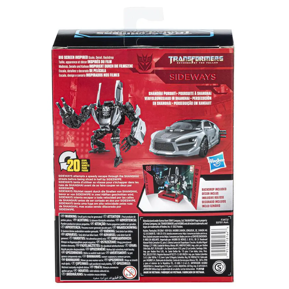 Transformers Studio Series 88 Sideways  Clase De Lujo 4