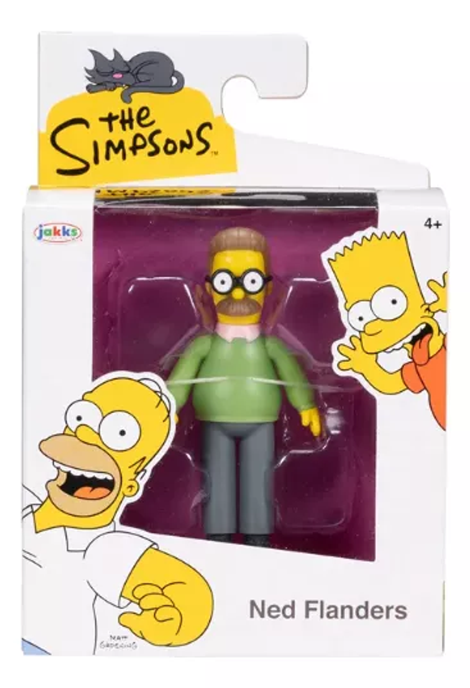 Los Simpsons Figura Ned Flanders 7 Cm Jakks Pacific 1