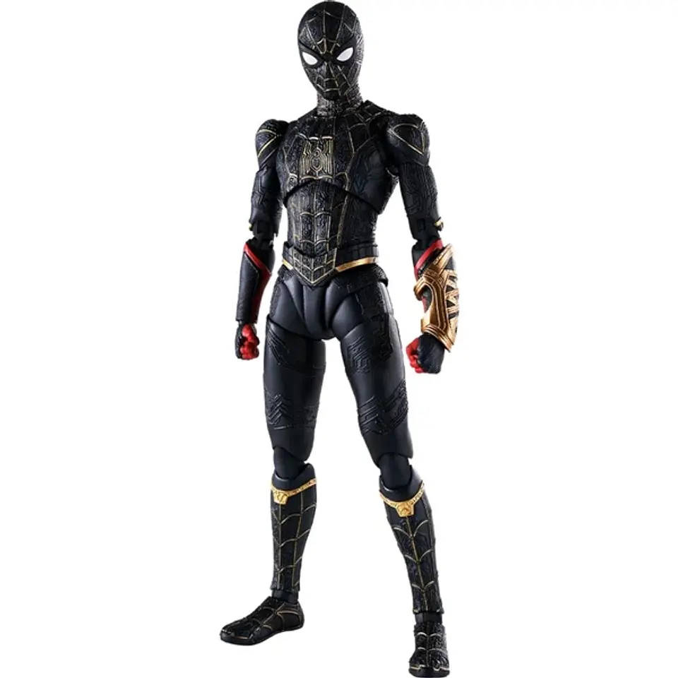 S.H Figuarts Spider Man Black And Gold Suit Tamashii Nations 2