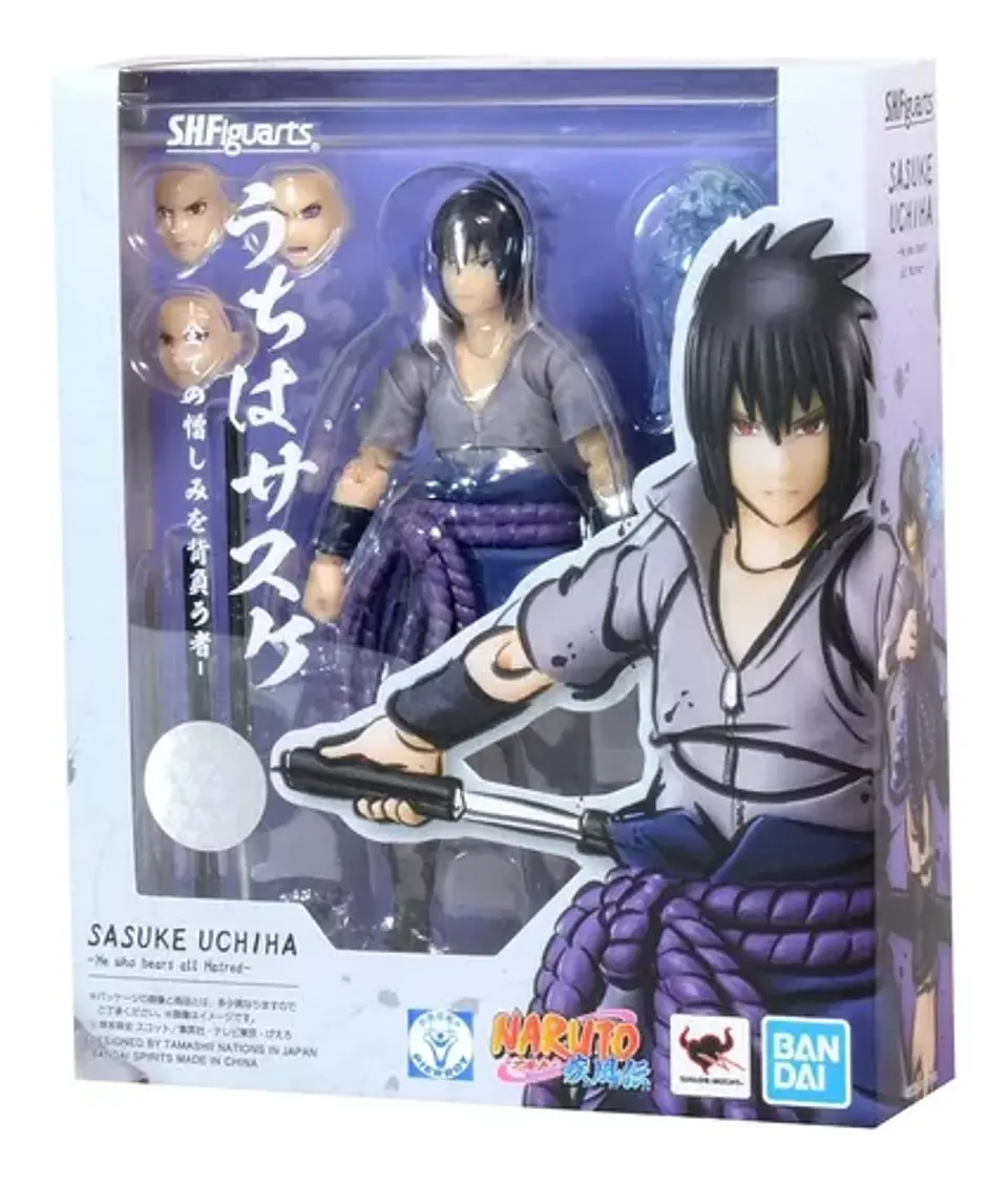 S.H.Figuarts Sasuke Uchiha-Ninja Prodigy of the Uchiha Clan Bloodline 1