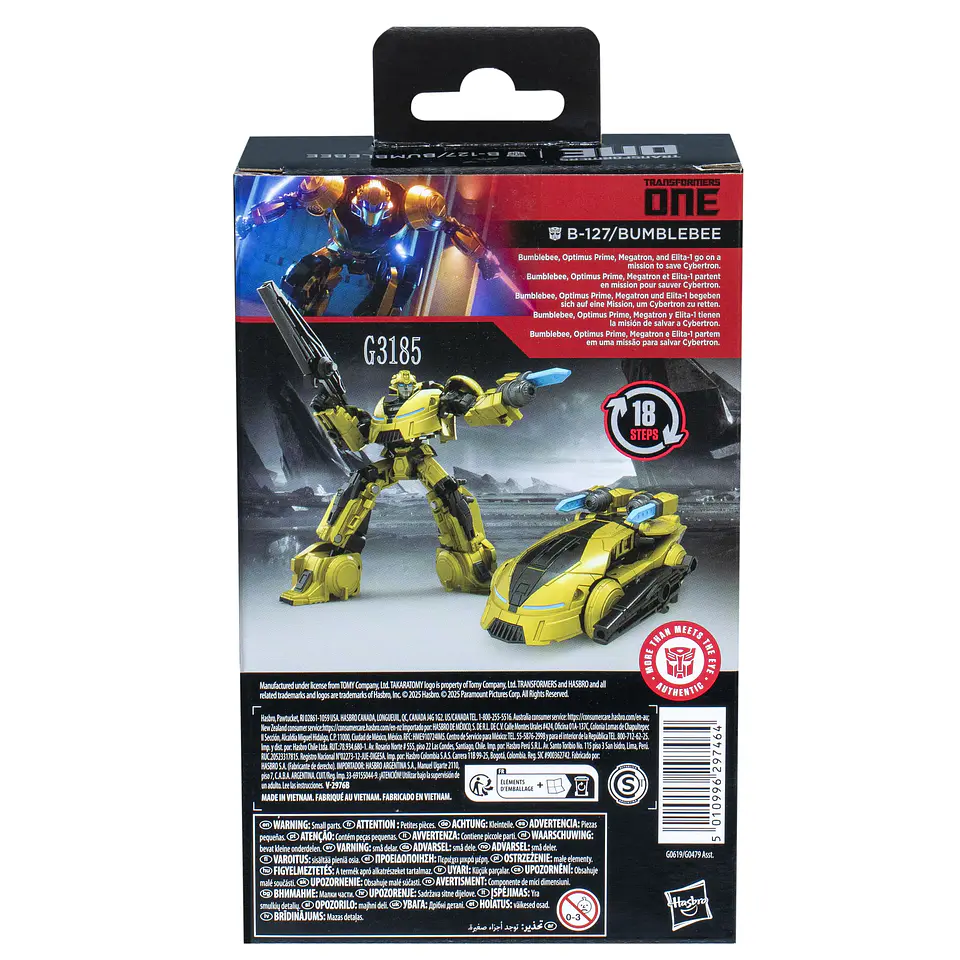 Transformers One Bumblebee (B-127) - Studio Series Deluxe Class 3