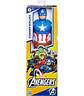 Titan Hero Series Figura acción Capitan America 30cm  Marvel Avengers  - Miniatura 1