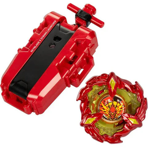 Beyblade X set premium de lanzador y Soar Phoenix