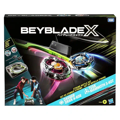 Set de batalla Beyblade X Xtreme con estadio Beystadium y Beyblades 