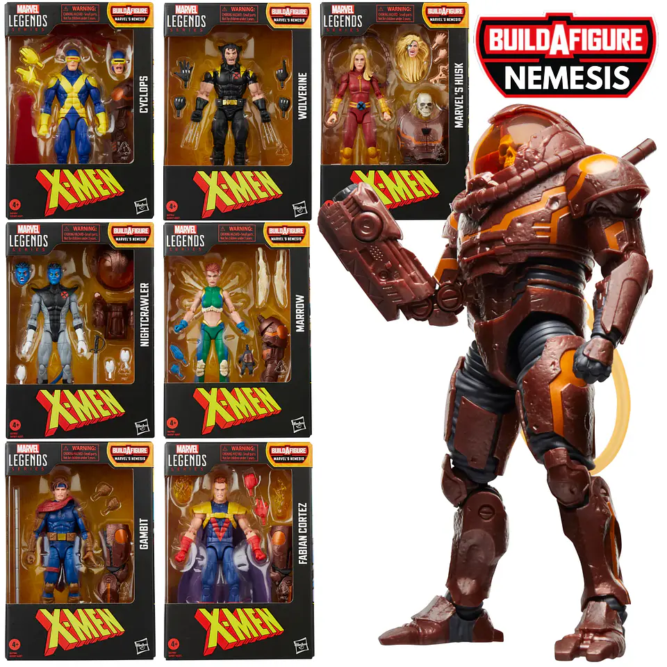 Marvel Legends X-Men - Nemesis BAF Wave Completa  1