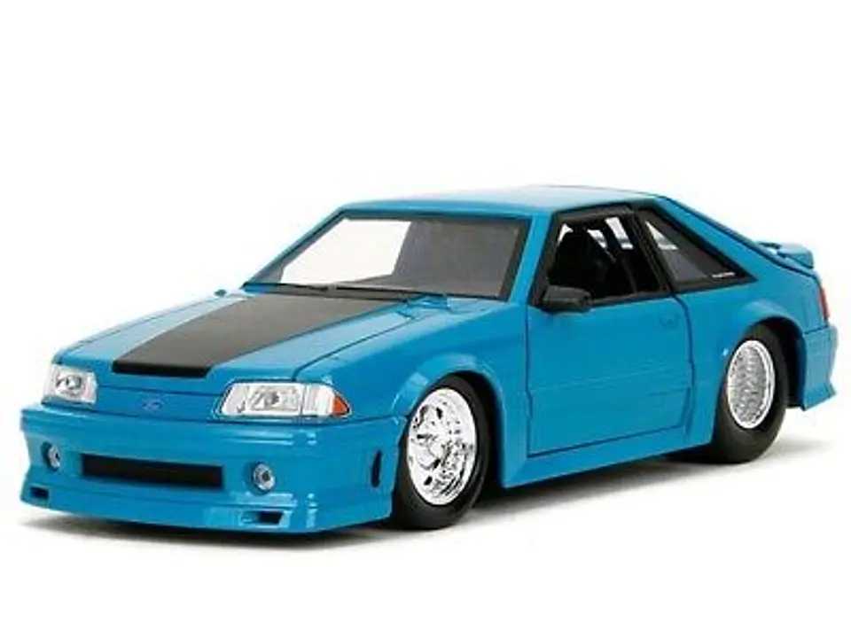 Jada 1:24 - F10 1989 Ford Mustang GT Light Blue 7468C  Rápidos Y Furiosos x  2