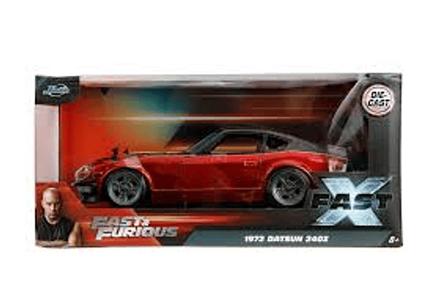 Jada 1:24 F10 1972 Datsun 240Z  Candy Red - Rápidos Y Furiosos X