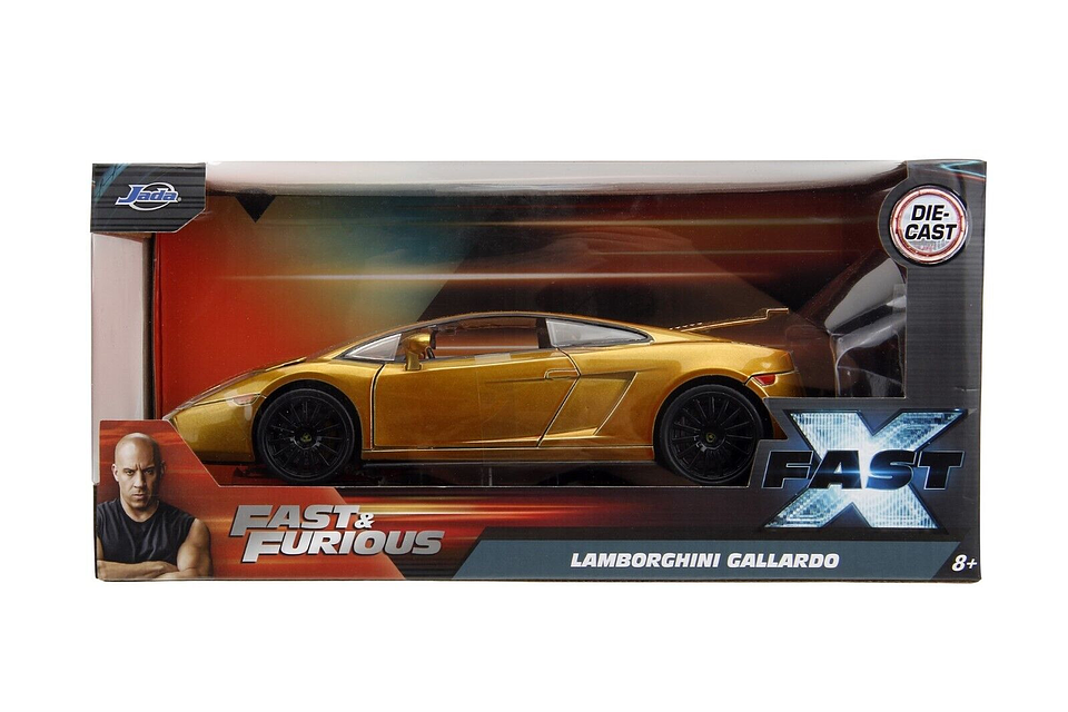 Jada 1:24 Lamborghini Gallardo - Candy Gold  Rápidos Y Furiosos X 1