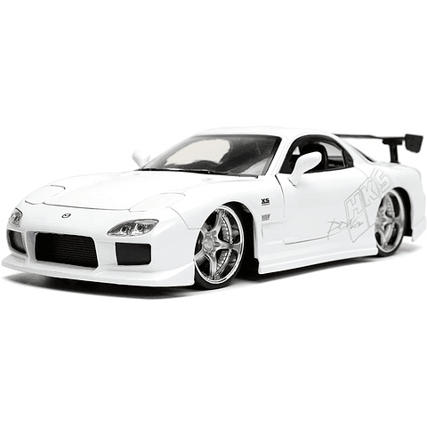 Jada 1:24 1993 Mazda RX-7 FD3S-Wide Body - Glossy White -Rápidos Y Furiosos