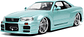 Jada 1:24 2002 Nissan Skyline GT-R (R34) - 10288C Green  - Rápidos Y Furiosos - Miniatura 2