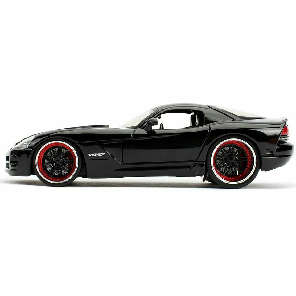 Jada 1:24 2008 Dodge Viper SRT-10 - Glossy - Black Rápidos Y Furiosos       2