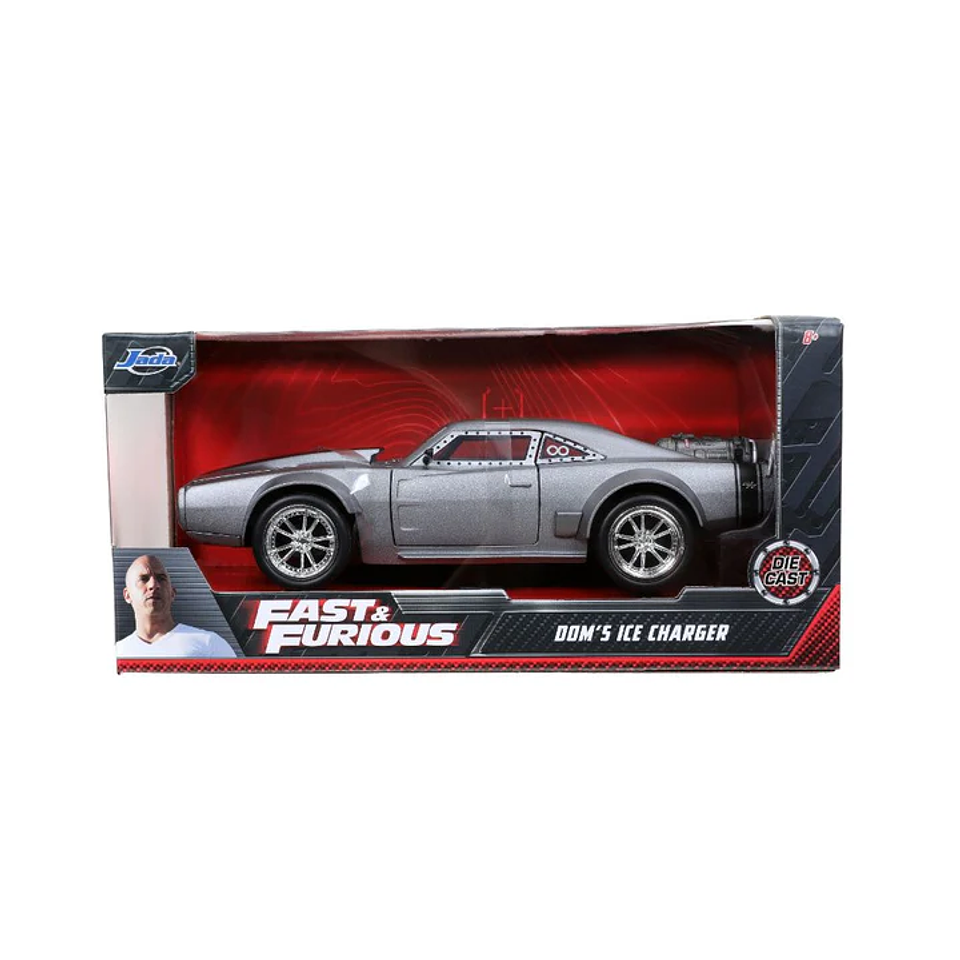 Jada 1:24 FF8 Ice Charger - Semi Gun Metal Grey - Rápidos Y Furiosos 1