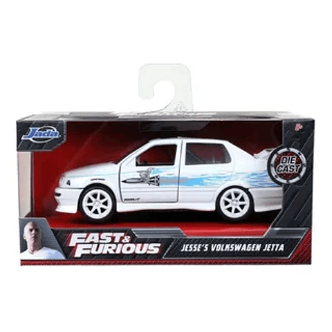 Jada 1:24 1995 Volkswagen Jetta - Glossy White Rápidos Y Furiosos