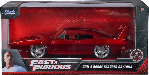 Jada 1:24 1969 Dodge Charger Daytona  - Candy Burgundy - Rápidos Y Furiosos
