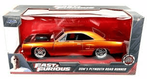Jada 1:24 1970 Plymouth Road Runner - Copper 2 - Rápidos Y Furiosos