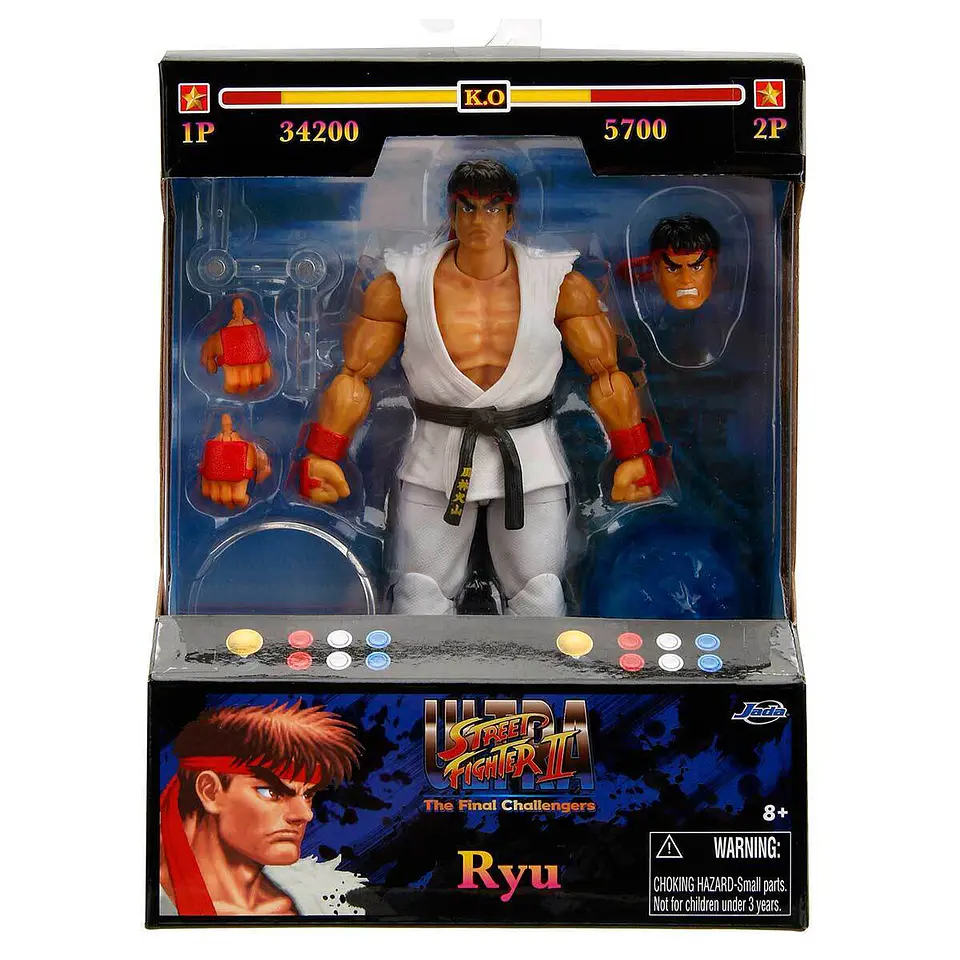 Jada Ryu Action Figure - White 1