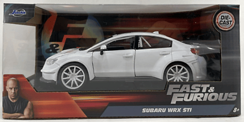 Jada 1:24 Subaru WRX - Glossy White Rápidos Y Furiosos