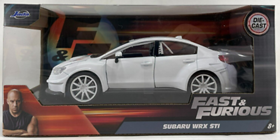 Jada 1:24 Subaru WRX - Glossy White Rápidos Y Furiosos 1