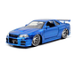 Jada 1:24 2002 Nissan Skyline GT-R R34  - Light Candy Blue Rápidos Y Furiosos - Miniatura 2