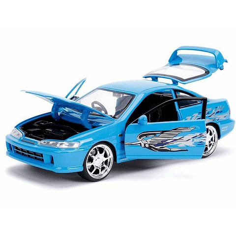 Jada 1:24 1995 Honda Integra Type-R - 2192C Blue Rápidos Y Furiosos