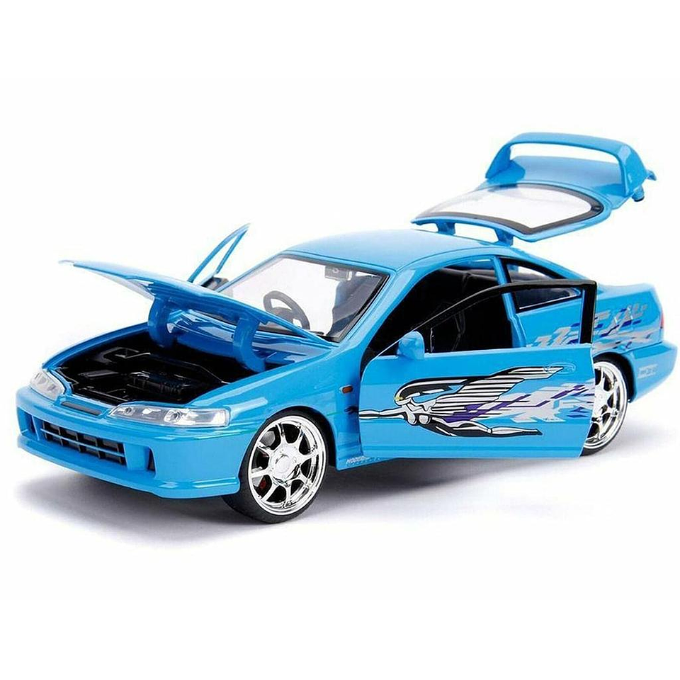 Jada 1:24 1995 Honda Integra Type-R - 2192C Blue Rápidos Y Furiosos 2