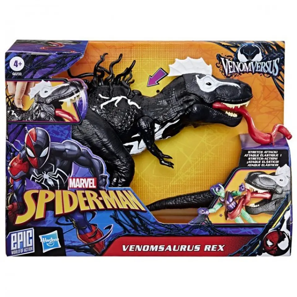 Marvel Spider-Man Epic World of Action: Venom vs. Venomsaurus Rex (40 cm) 1