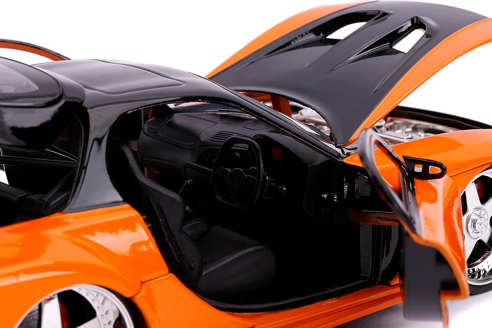 Jada 1:24 Han's Mazda RX-7 - Metallic Orange  Rápidos Y Furiosos  3