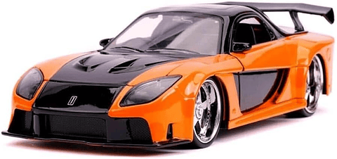 Jada 1:24 Han's Mazda RX-7 - Metallic Orange  Rápidos Y Furiosos 