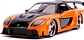 Jada 1:24 Han's Mazda RX-7 - Metallic Orange  Rápidos Y Furiosos  - Miniatura 1