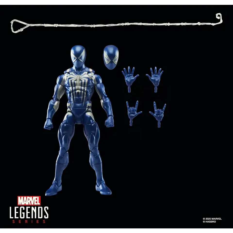 Marvel Legends Gameverse – Spider-Man Anti-Venom Suit (Azul/Plata) 2