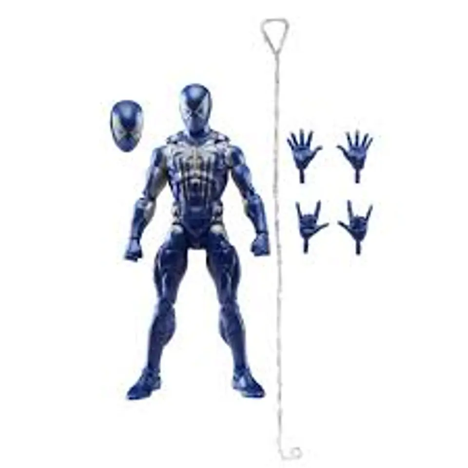 Marvel Legends Gameverse – Spider-Man Anti-Venom Suit (Azul/Plata) 4