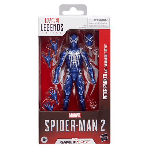 Marvel Legends Gameverse – Spider-Man Anti-Venom Suit (Azul/Plata)