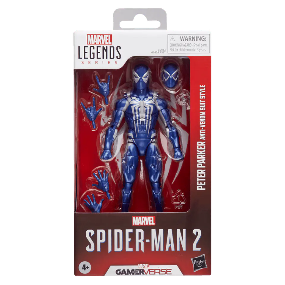Marvel Legends Gameverse – Spider-Man Anti-Venom Suit (Azul/Plata) 1
