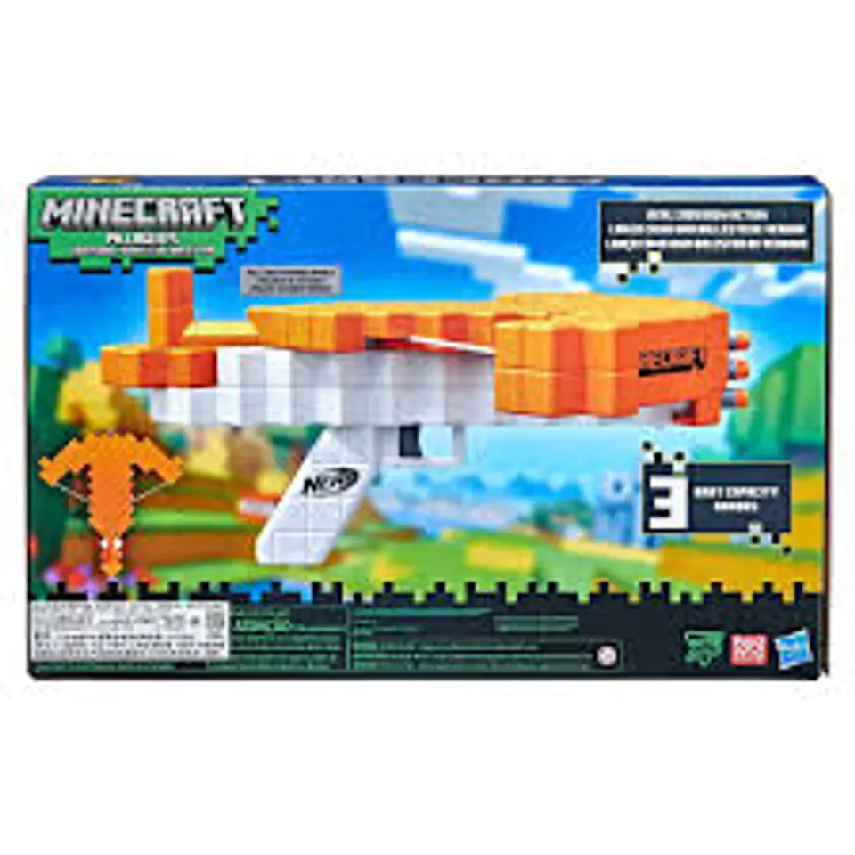 Nerf Minecraft Pillager’s Crossbow, Ballesta de saqueador  3